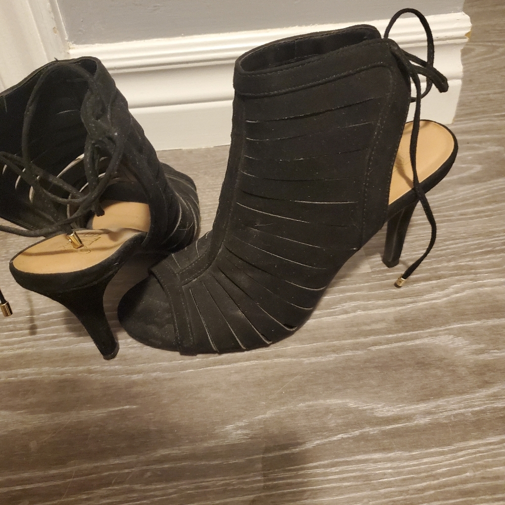 Brash Black Heels size 6.5